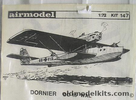 Airmodel 1/72 Dornier Do-15 Wal Bagged, 147 plastic model kit